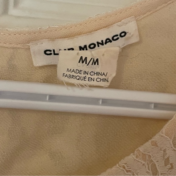 CLUB MONACO - lace top, lined with back zip - Picture 2 of 5